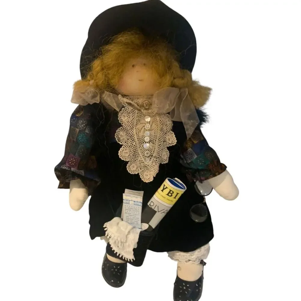 1997 Little Souls Inc Liza A Swanky Soul Handmade Plush Doll Gretchen Wilson 24